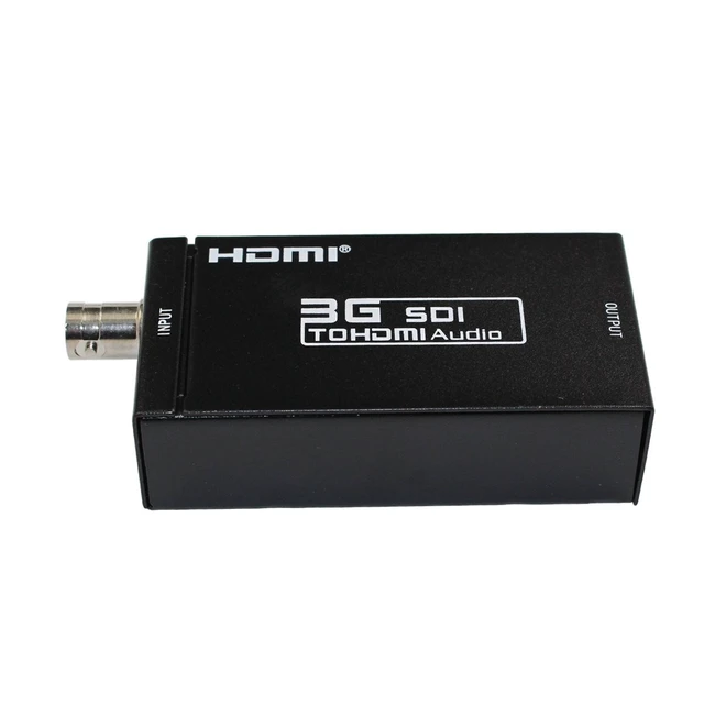Alt view image 3 of 5 - 1080P 3G SDI to HDMI Converter Adapter Support HD-SDI / 3G-SDI Signals Showing SDI2DMI SDI to HDMI