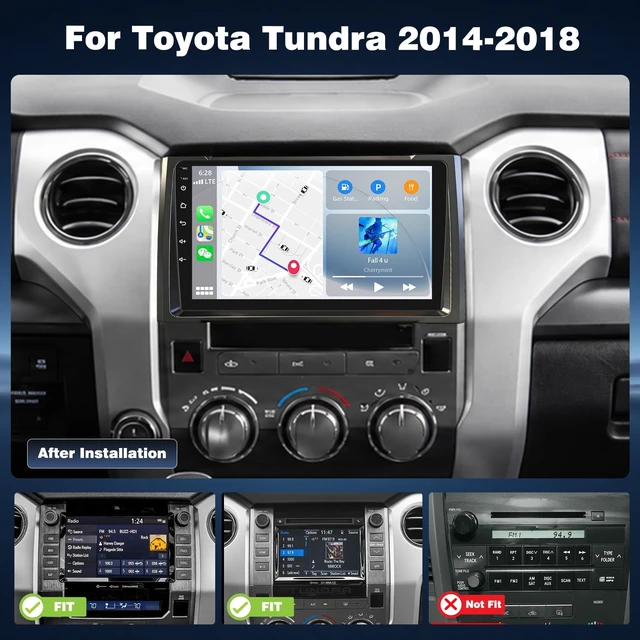 Alt view image 2 of 5 - 4+64G Android Car Radio for Toyota Tundra 2014-2021
