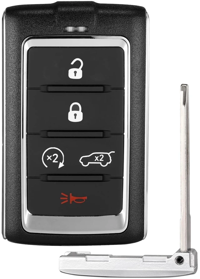 Main image of Key Fob Remote Replacement for Jeep Wagoneer 2022 2021 2022 2023,Grand Cherokee L 2021-2023,Grand Cherokee WL 2022-2023 Car Keyless Entry M3NWXFOB1 68469565AA 433MHz 4A