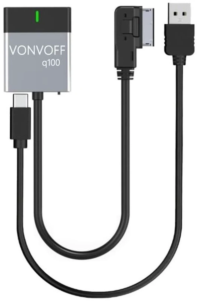 Main image of VONVOFF Bluetooth 5.0 Car Adapter for Audi with AMI Interface,Bluetooth aptX-HD Music Receiver,Compatible with Audi 3G AMI,2G AMI,VW MDI and Mercedes Media Interface