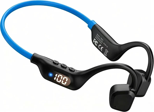 Main image of Arciea Bone Conduction Headphones, 14H Playtime Bluetooth 6.0 Open-Ear Earbuds with Mic, IPX5 Waterproof Lightweight Headset, Wireless Sport Earphones for Running, Cycling, Gym Workouts(Black&B