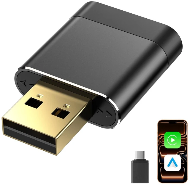 Main image of FlyJunct Wireless CarPlay Adapter & Android Auto Dongle
