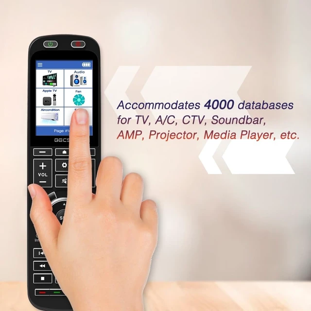 Alt view image 4 of 5 - Universal Remote Controller Bluetooth Smart Learning TV Audio AIR Conditioner Programmable IR