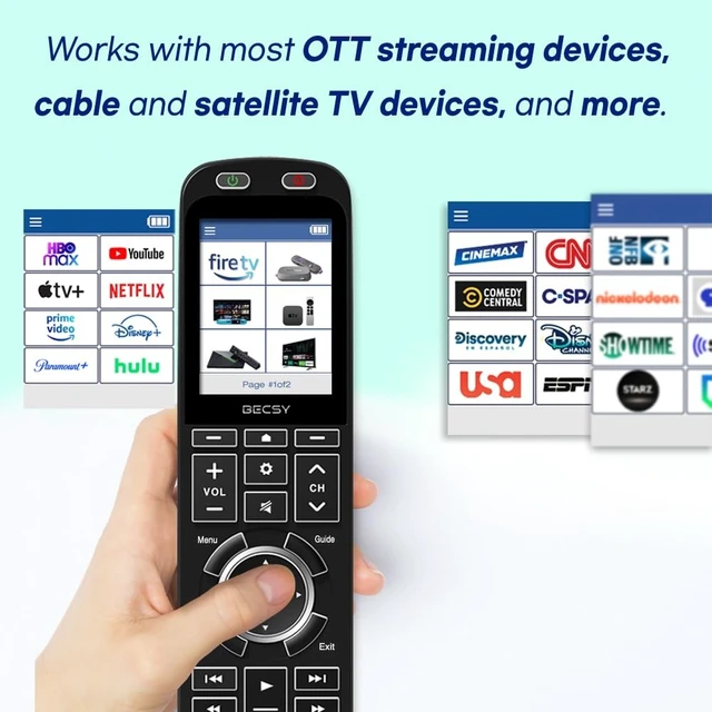Alt view image 5 of 5 - Universal Remote Controller Bluetooth Smart Learning TV Audio AIR Conditioner Programmable IR