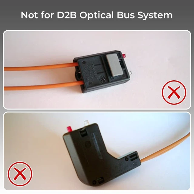 Alt view image 3 of 4 - DNL Teclink Optical Fiber Decoder Box for Car Stereo Mercedes ML W164 GL X164 E-Class (2008-2009) SLK (2008-2011) CLK-Class Porsche Cayenne: MOPC-1