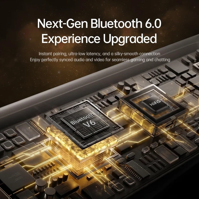 Alt view image 5 of 5 - Rulbovs Earbuds Wireless Bluetooth with LCD Touchscreen 48H Battery Life
