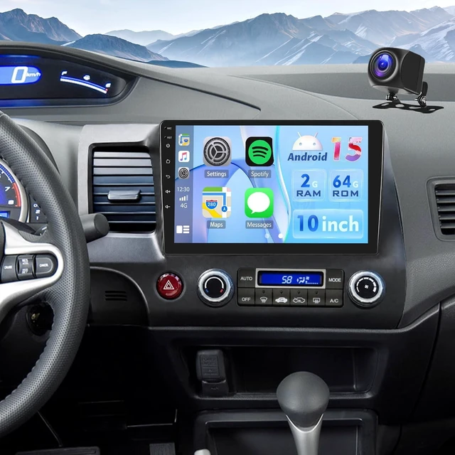 Main image of 4Core+64G Android Car Radio for Honda Civic 2006 2007 2008 2009 2010 2011