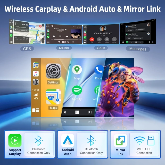 Alt view image 3 of 5 - 4Core+64G Android Car Radio for Honda Civic 2006 2007 2008 2009 2010 2011