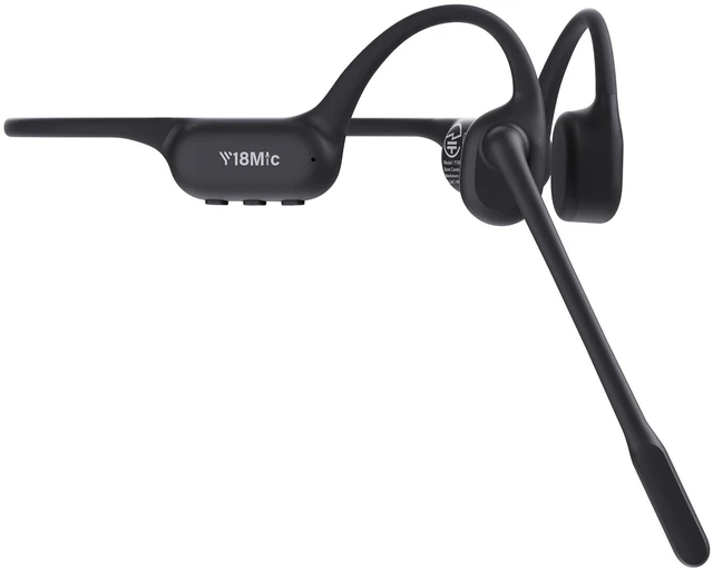 Main image of SAMVEK Bone Conduction Headphones with MicBluetooth 6.1 Open-Ear Headphones, Mute Button 17H Play Dual Connect for Work Calls
