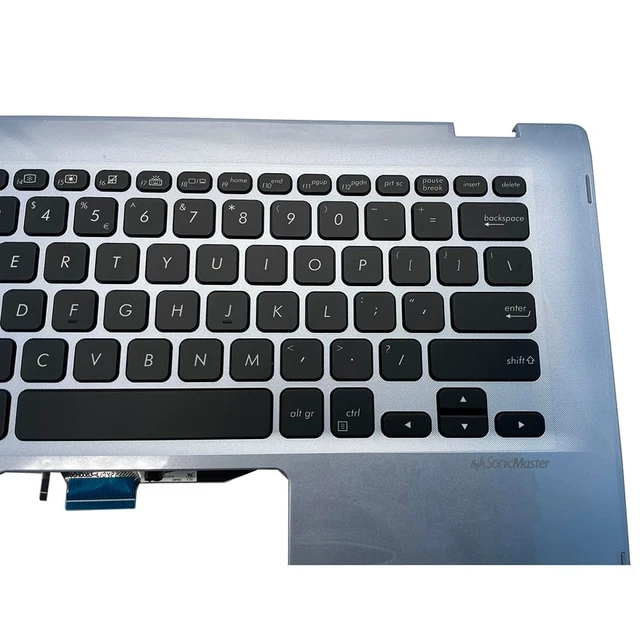 Alt view image 3 of 5 - Laptop Keyboard Compatible for ASUS VivoBook 14 TP412 F UA SF4100 C Shell
