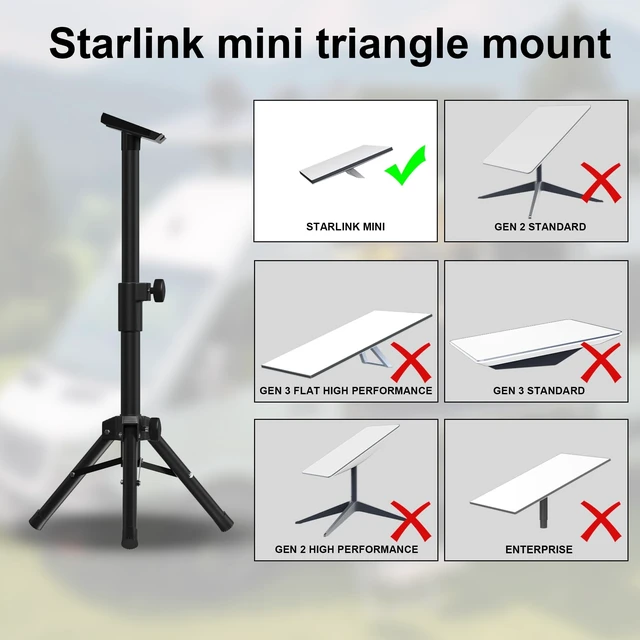 Alt view image 3 of 5 - Starlink Mini Tripod Stand, Portable for RV & Camping