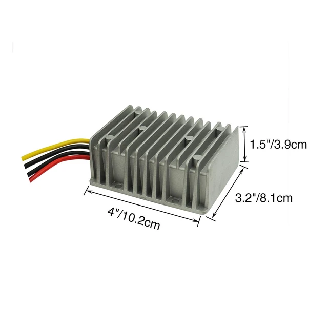 Alt view image 2 of 5 - Proshopping Golf Cart DC Converter Regulator, 36V 48V Step Down to 12V 30A
