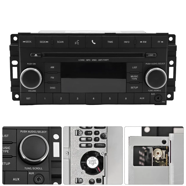 Alt view image 5 of 5 - LUFT MEISTAR 5064950AF New Radio for 6-Disc DVD Player Car Stereo Changer