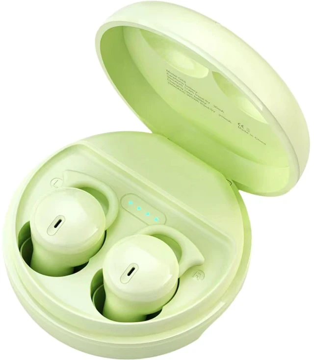 Main image of Invisible Sleep Headphones,Sleep Earbuds for Side Sleepers,Small Comfortable Fit Noise Blocking Sleep Ear Buds,Bluetooth 5.3 Wireless Earbuds, in-Ear Ear Buds for Sleeping, Working (Green)