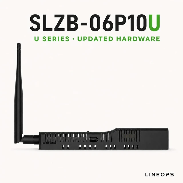 Alt view image 5 of 5 - SLZB-06p10 Zigbee 3.0 to Ethernet, USB and WiFi Adapter with PoE, Works with Zigbee2MQTT, Home Assistant, ZHA, SLZB-06 P10 (SLZB-06p10)