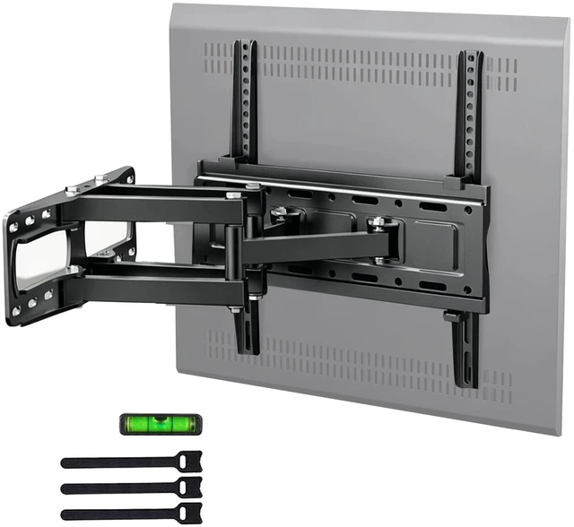 Main image of HECHN TV Wall Mount for 32-70 inch Television, Full Motion Bracket