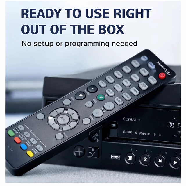 Alt view image 5 of 5 - Leankle Remote Controller RC-1226, RC-1228, RC-1227, RC-1239, RC-1243, RC-1244 Replacement for Denon Receivers AVR-X2500H, AVR-X2700H, AVR-X3700H