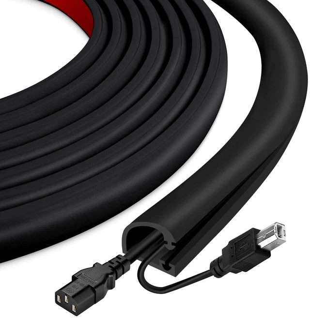 Main image of EYAYEN Silicone Cord Covers for Wires on Wall Cord Hider Self-Adhesive
