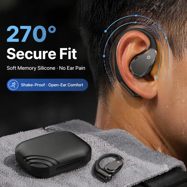 Alt view image 3 of 5 - AI Earbuds Translators Real Time, 164 Languages Translator Device, Bluetooth 6.0 Open Ear Earbuds with Photo & Video Translation