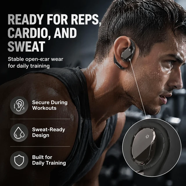 Alt view image 5 of 5 - AI Earbuds Translators Real Time, 164 Languages Translator Device, Bluetooth 6.0 Open Ear Earbuds with Photo & Video Translation