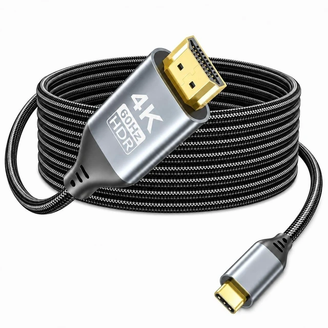 Main image of USB C to HDMI Cable 15FT for Home & Office, 4K@60Hz Long HDMI Cable