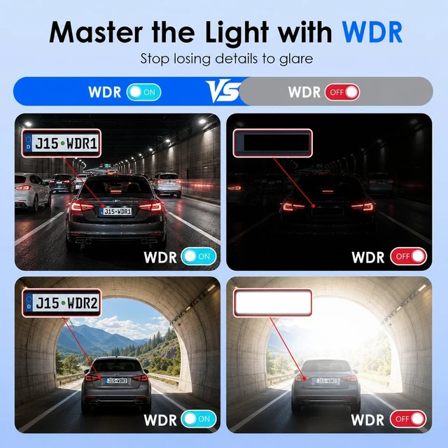 Alt view image 3 of 5 - JOCRELA 4K+4K Dash Cam Front and Rear, Free 128GB Card, Dash Cam for Car
