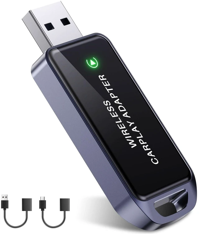 Main image of 2026 Upgraded Wireless CarPlay Adapter for iPhone 6+ (iOS 10+) & 2016+ Car