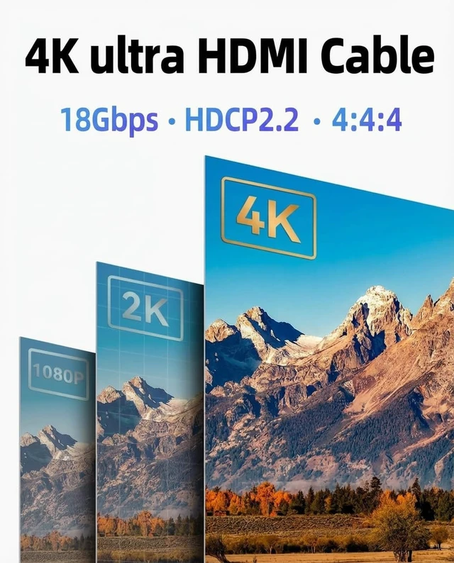 Alt view image 4 of 5 - BOPLYBAY Fiber Optic HDMI Cable, Active Optical Cable (AOC) High Speed HDMI Cord for in-Wall Installation, Home Theater, Projector, TV and Gaming (4K@60Hz, 100, feet)