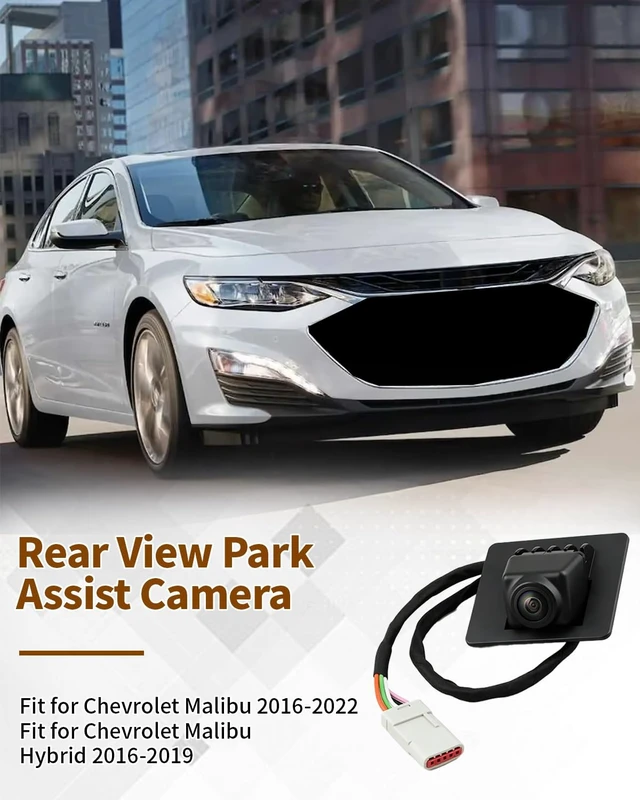 Alt view image 2 of 5 - JadeBeauty 23334180 Rear View Park Assist Camera Fit for Chevrolet Malibu 2016-2022 Malibu Hybrid 2016-2019