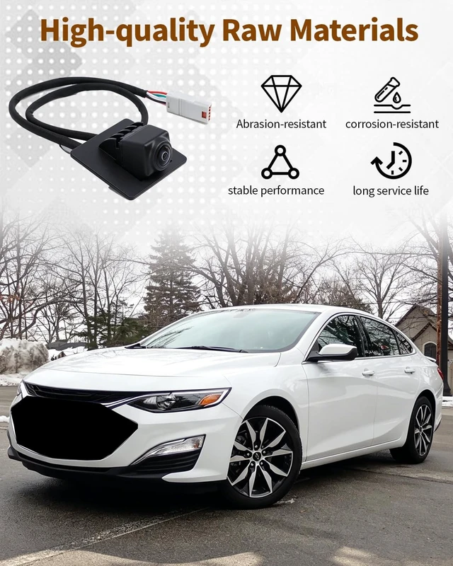 Alt view image 3 of 5 - JadeBeauty 23334180 Rear View Park Assist Camera Fit for Chevrolet Malibu 2016-2022 Malibu Hybrid 2016-2019