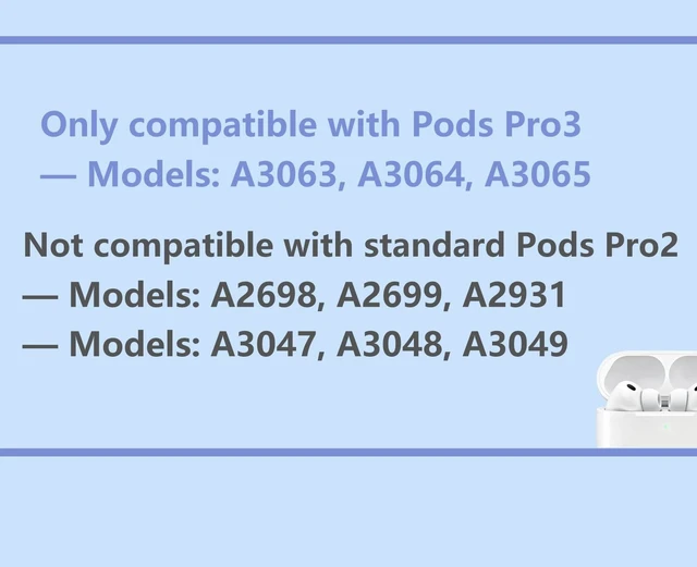 Alt view image 5 of 5 - Siatron OEM Right Single Earbud for Pod Pro 3st Generation, Model A3063 A3064 3065, Genuine Right Earbud Only, Compatible with Original AirPods Pro 3 A3122 Charging Case