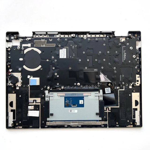 Alt view image 2 of 5 - New Replacement for Dell Inspiron 14 7420 7425 2-in-1 Laptop Palmrest Upper Case Backlit Keyboard Touchpad Assembly Part NDRPP 0NDRPP VG9M1 0VG9M1 05N0WD 5N0WD Silver