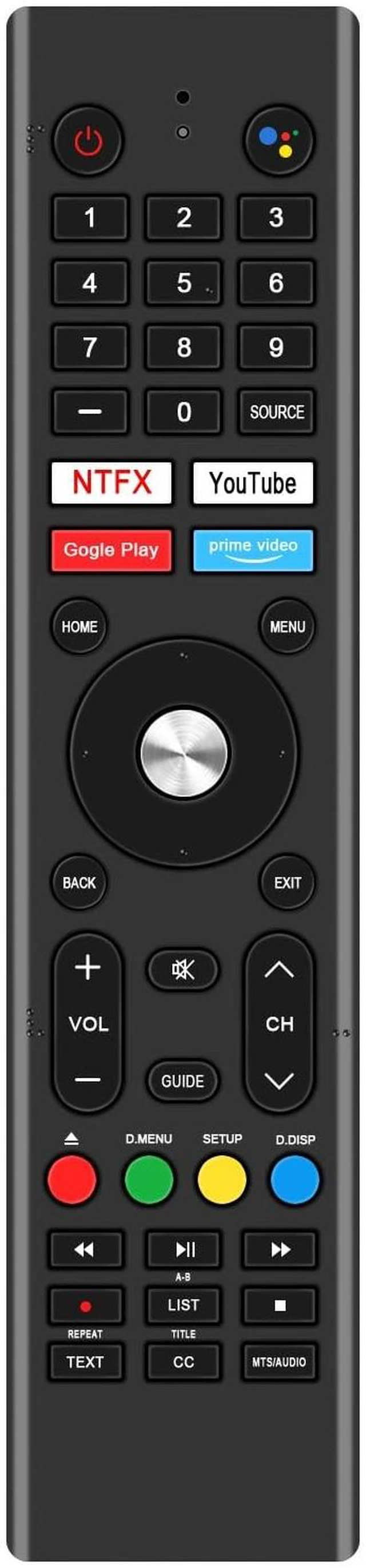 Main image of Remote Control Replace fit for SYLVOX 24 Inch I 32 Inch TV 12 Volt Smart TV