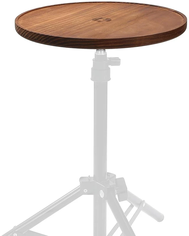 Main image of CAMPINGMOON Round Top Plate Table Small for Camera Tripod Smart Stand 2-Way Walnut Wood Camping Z01-T-Z57