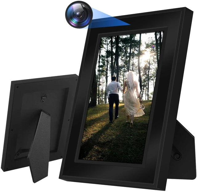 Main image of HSKAH Photo Frame Hidden Camera Mini Spy Video Recorder, Nanny Cam No WiFi