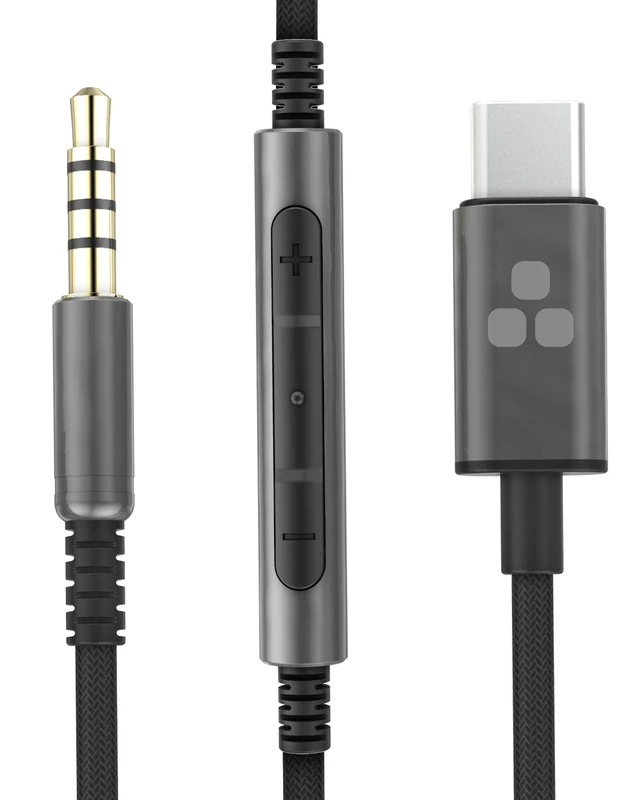 Alt view image 5 of 5 - ENCASED USB-C Over Ear Headphones Wired (V200 Pro) Closed Back Studio DJ Monitor Earphones, USB Type-C Connector with Mic, Volume Remote (50mm Neodymium Drivers)