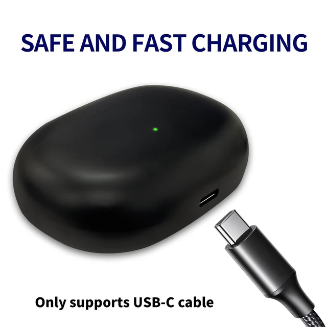 Alt view image 5 of 5 - VOXATVO Replacement Charging Case Compatible with Solo Buds