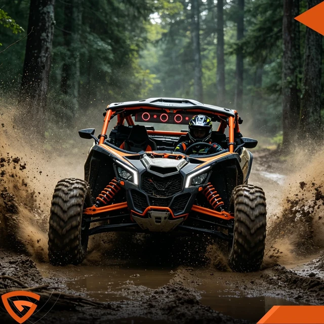 Alt view image 2 of 5 - 34" UTV Sound Bar 8 Speaker 600W Bluetooth for ATV Polaris Golf Gart Marine