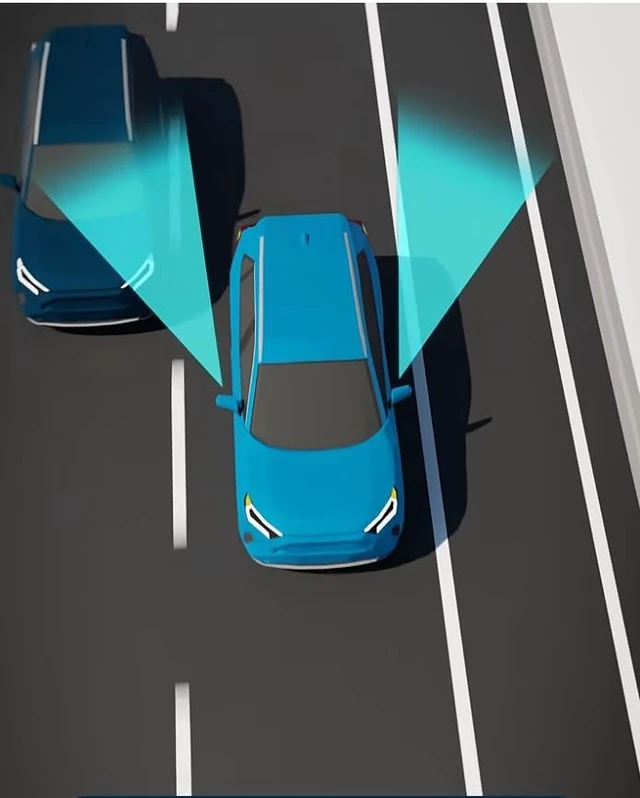 Alt view image 4 of 5 - AI Blind Spot Camera Equipped with car Blind spot Display System, Blind spot Driving Recorder, Blind Spot Detection Warning Assistance, Blind Spot Monitoring BSM, Camera Monitoring System CMS (White)