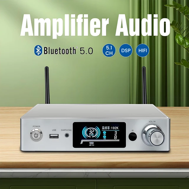 Alt view image 3 of 5 - ODISON WA80 PRO: Multi-Room Streaming Amplifier ^^ Compatible with AirPlay, Google Cast & Alexa ^^ 2x60W@4 with Subwoofer Output ^^ Works with Android, iOS Smartphones & Tablets (Black)