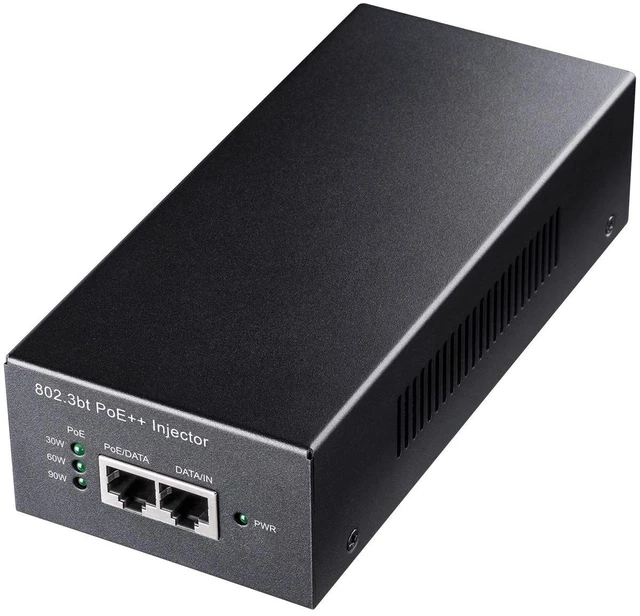 Main image of Cudy 90W Gigabit PoE++ Injector, 802.3bt/at/af, 4-Pair, Metal, POE400