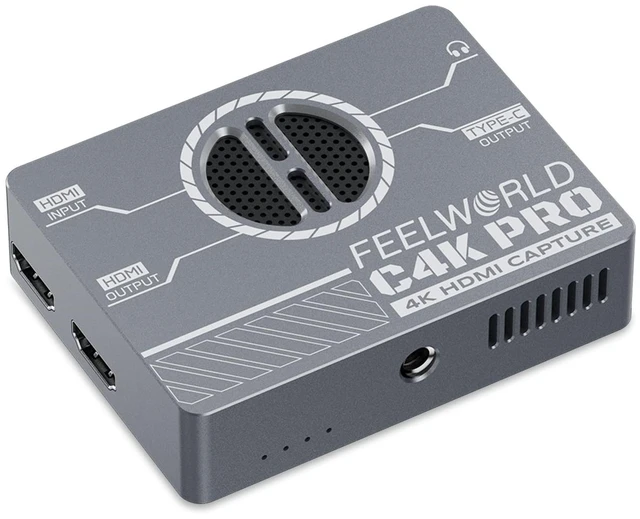 Main image of FEELWORLD C4K PRO 4K Capture Card for Gaming Streaming, Up to 4K60 Capture