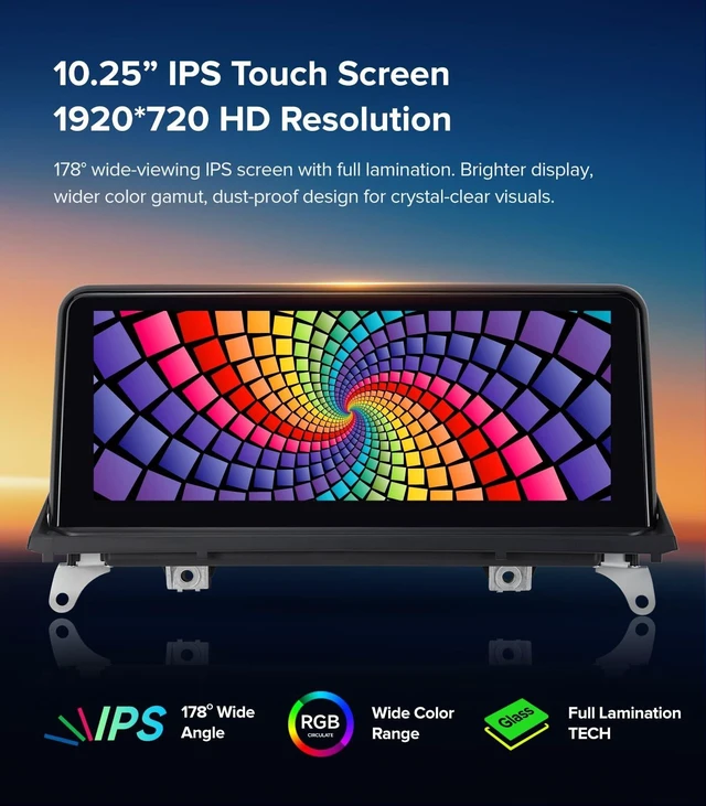 Alt view image 3 of 5 - AINAVITO 10.25" Linux CarPlay Radio for BMW X5 E70/ X6 E71 (2011-2013)