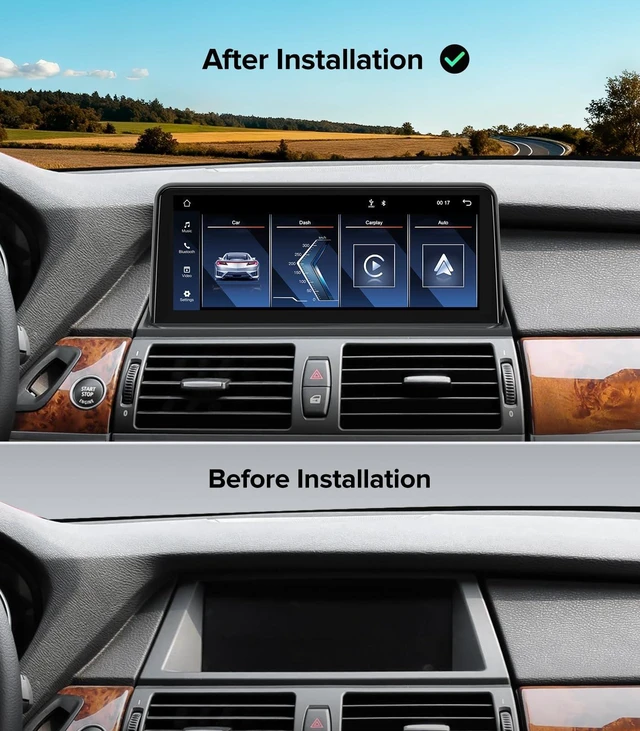 Alt view image 4 of 5 - AINAVITO 10.25" Linux CarPlay Radio for BMW X5 E70/ X6 E71 (2011-2013)