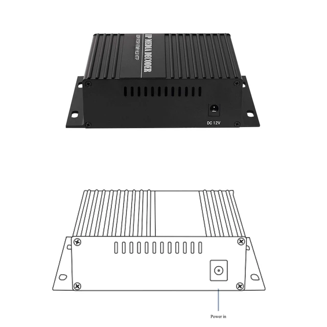 Alt view image 3 of 5 - HaiweiTech HSD-101 H.265 H.264 1080P 60FPS Video Audio Decoder SRT HTTP RTSP RTMP UDP HLS to HD 3G SDI Converter IP Streaming to HD-SDI 3G-SDI Decoder for Decoding SDI Video Encoder and IP Camera