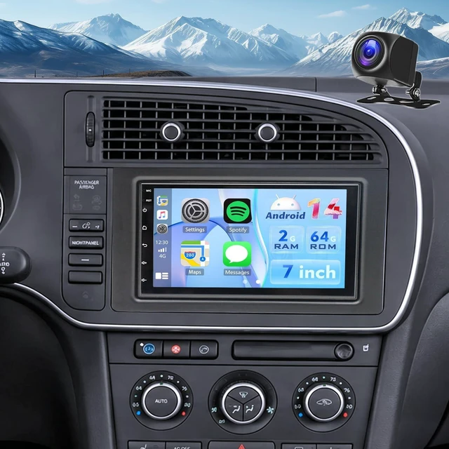 Main image of 4Core+64G Android Car Radio for Saab 9-3 93 2007-2011