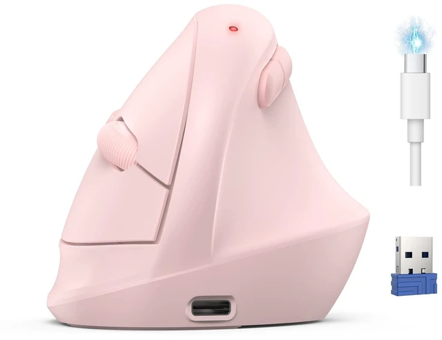 Main image of TECKNET Ergonomic Mouse, BT5.3/2.4G, Silent Wireless Vertical, Rechargeable