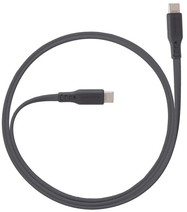 Main image of Ventev Flat USB-C to USB-C High Speed Tangle-Free Cable 6ft