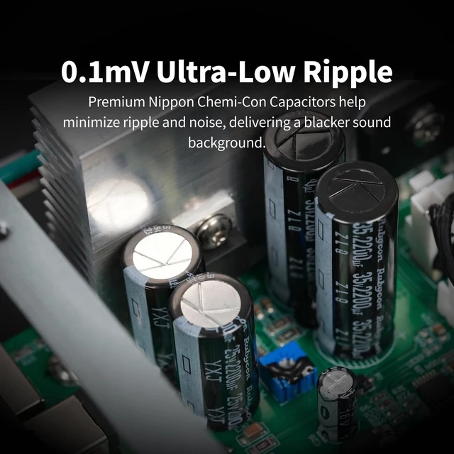 Alt view image 5 of 5 - Fosi Audio PSU20 Ultra Low Noise Linear Power Supply for Hi-Fi Audio