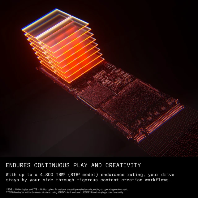 Alt view image 5 of 5 - Sandisk Optimus GX PRO 850X 2TB NVMe SSD, PCIe 4.0, M.2 2280